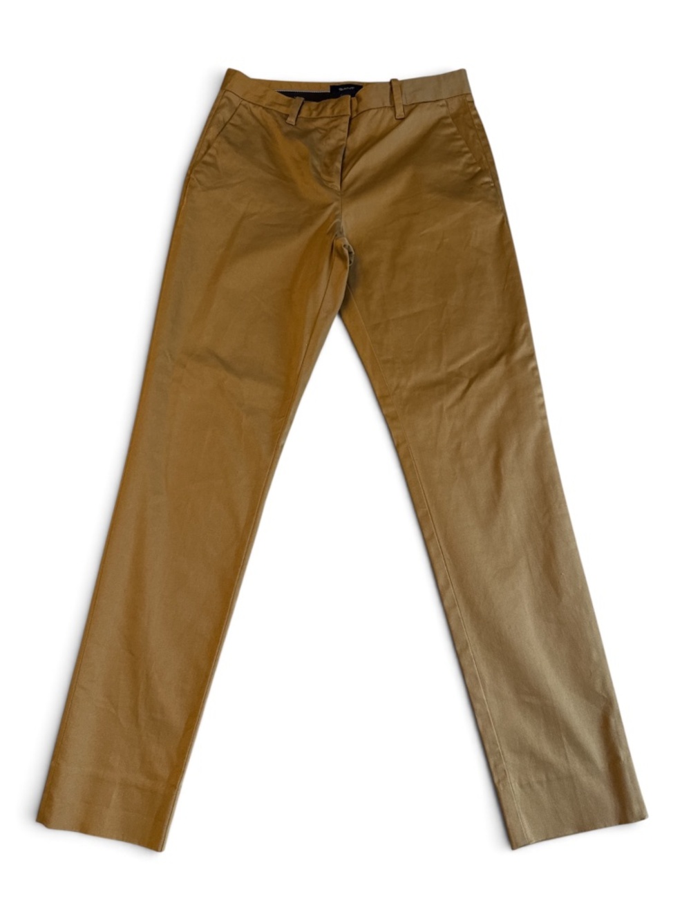 GANT Tech Prep Women's Camel Chino Pants Size 6 Straight Leg
